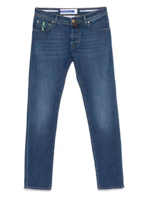 Jacob Cohën logo-patch jeans Blue QM007039S4255V2