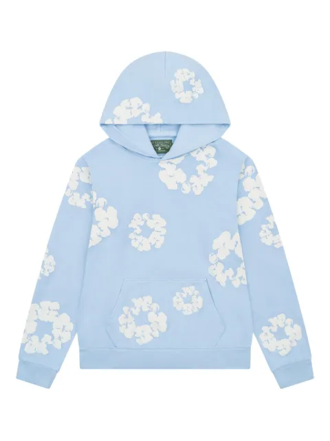 Denim Tears The Cotton Wreath hoodie Blue DT086