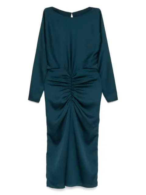 Amsale dolman-sleeved dress Green P868H