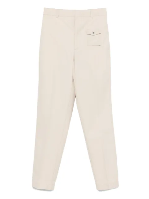 Moncler patch-pocket trousers Neutrals K20912A00020598UB