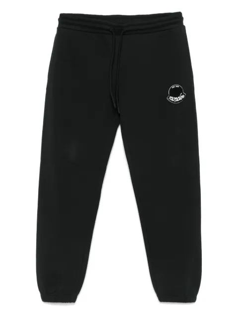 Moncler logo-patch sweatpants Black K20918H0000589AZU