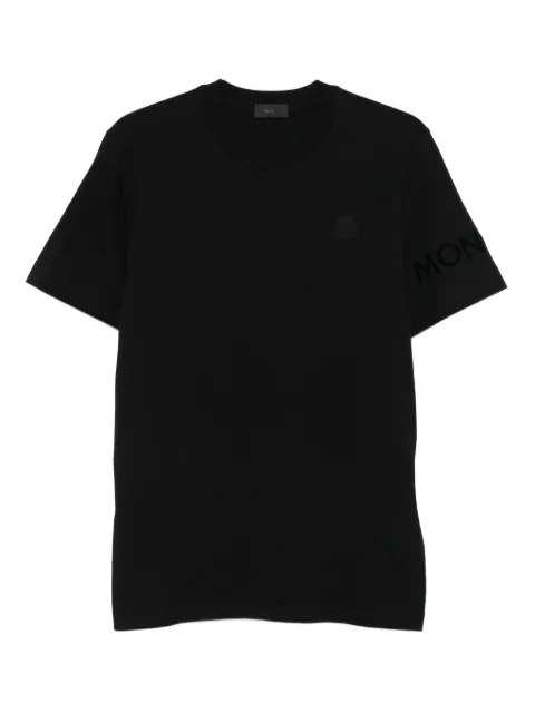 Moncler logo-print T-shirt Black K20918C0003989AYW