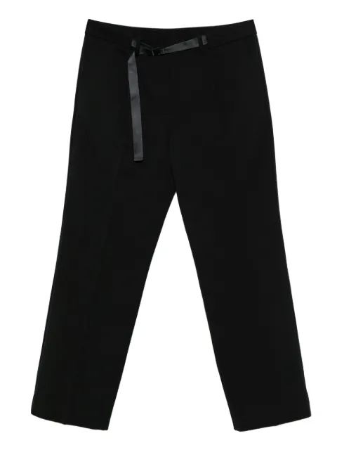 Moncler belted straight-leg trousers Black K20912A00038598Y1