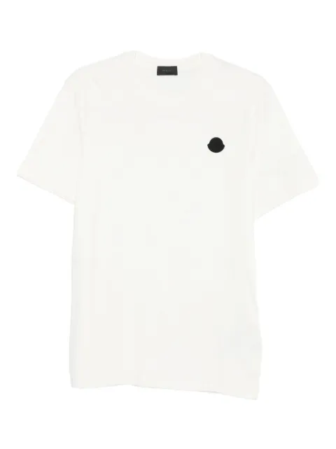 Moncler logo-patch T-shirt White K20918C0003989AYW
