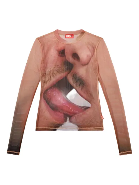Diesel x Tom of Finland Foundation Pr-T-Sielar T-shirt Pink P015550SPCE