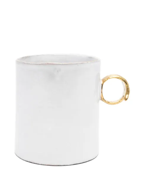 Astier De Villatte x Serena Carone Snake Ring mug White TSSSRN390