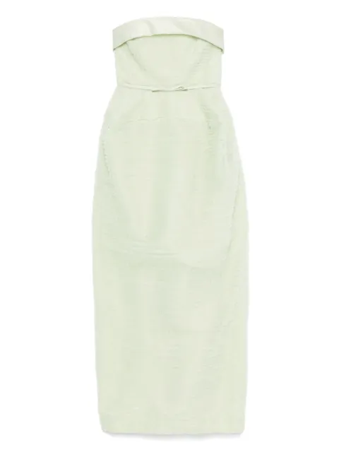 Viktor & Rolf ruffled maxi dress Green WD0180031425