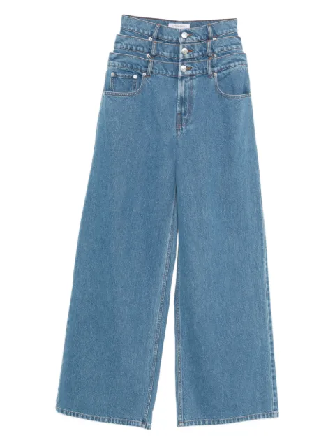 Viktor & Rolf triple-layer waist jeans Blue WB0160028425