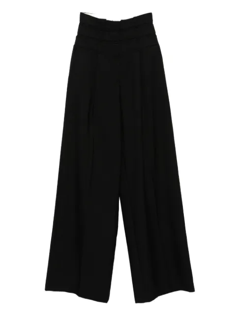 Viktor & Rolf pleated high-waisted trousers Black CB0010099000