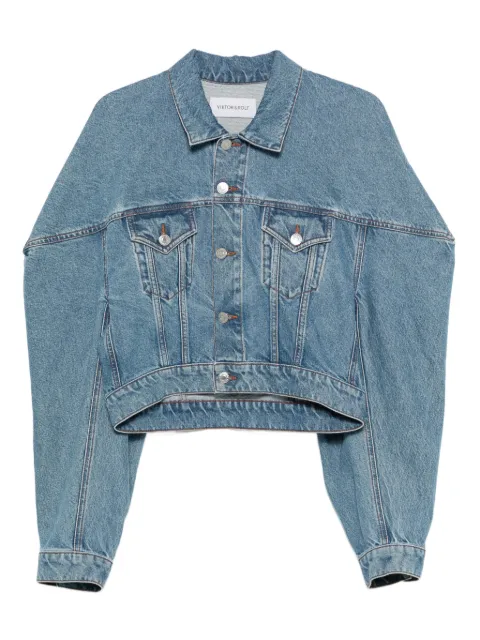 Viktor & Rolf cropped denim jacket Blue WO0120028425