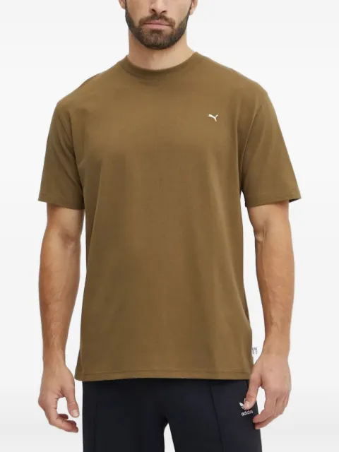 PUMA embroidered-logo crew-neck T-shirt Green 624009