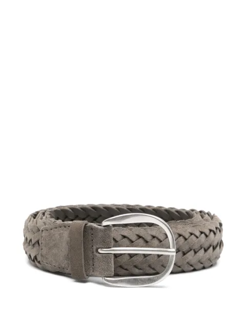 Orciani Suede Plot belt Grey U08318
