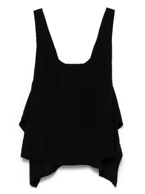 Henrik Vibskov draped tank top Black SS25KEYF205