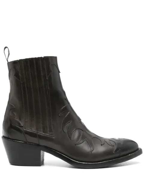 Sartore leather cowboy boots Brown SR3645A