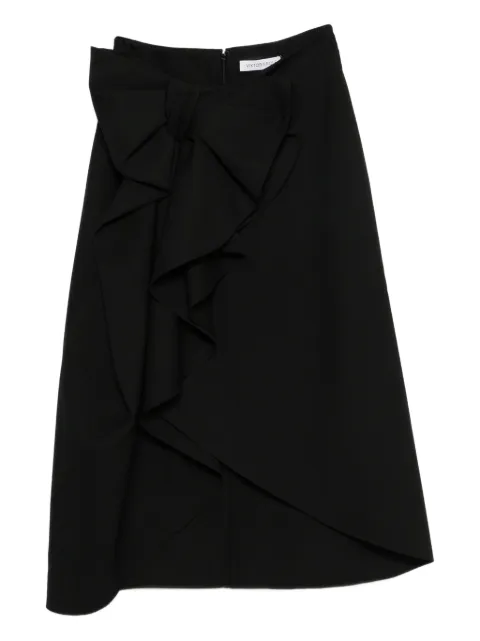 Viktor & Rolf bow ruffled pencil skirt Black WB0060099425