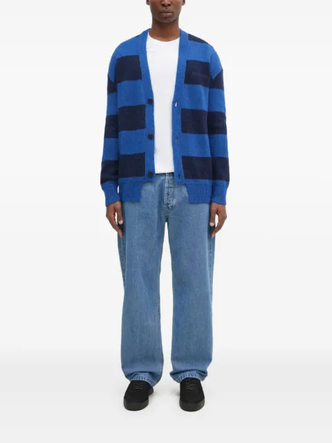 Aries striped buttoned cardigan Blue NP2002502