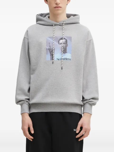 Aries graphic-print hoodie Grey NP2001502
