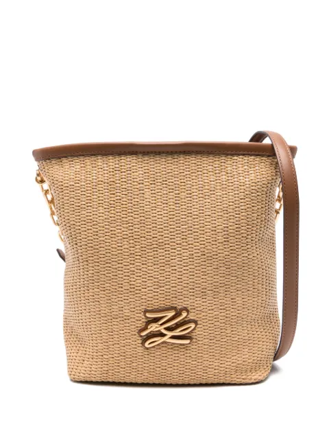 Karl Lagerfeld small K/Autograph bucket bag Neutrals A2W302031AN