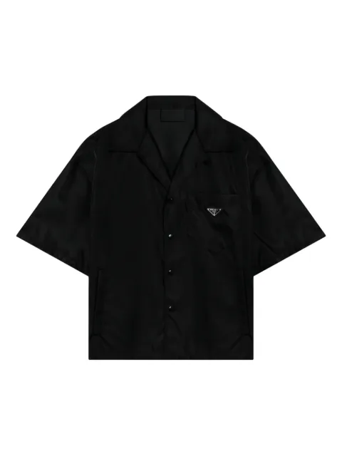 Prada Re-nylon short-sleeved shirt Black SC449S1821WQ8
