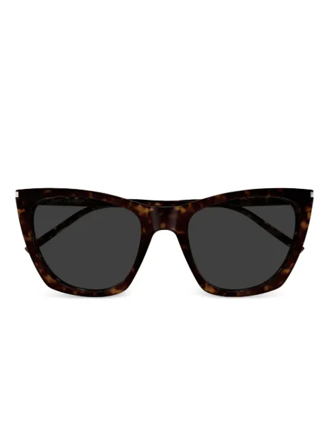 Saint Laurent Eyewear Kate cat-eye frame sunglasses Brown SL214KATETHIN