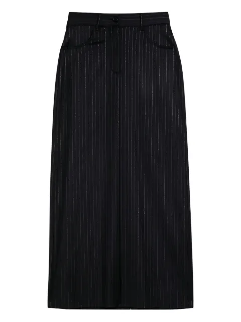 Department 5 pinstripe maxi skirt Grey DG0372TS0167