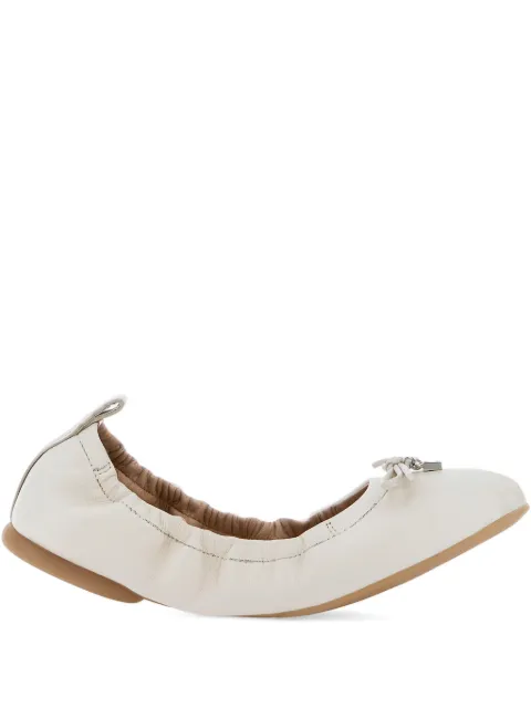 Hogan leather ballerina shoes White HXW6840FP80QZB