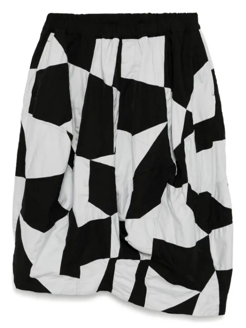 Black Comme Des Garçons patchwork trousers Black 1OP023S25
