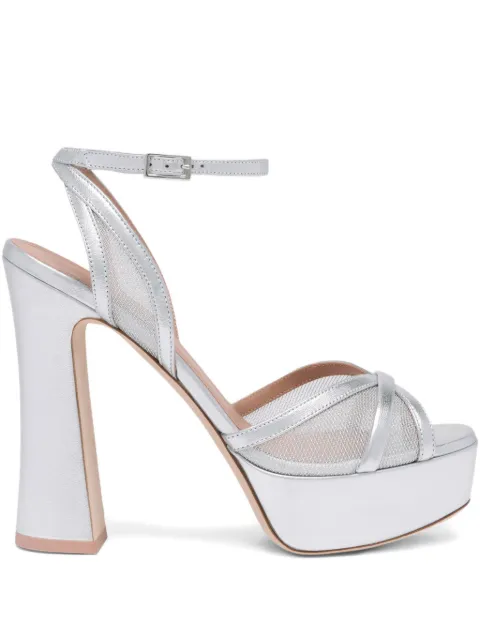 Malone Souliers Sylvie heeled sandals Silver SYLVIE1252