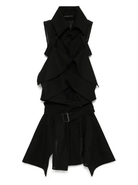 Yohji Yamamoto belted jacket Black FPJ09851