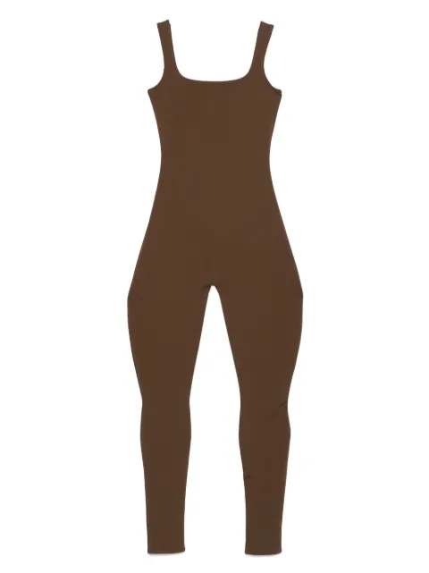 ENTIRE STUDIOS square neck jumpsuit Brown ES2345