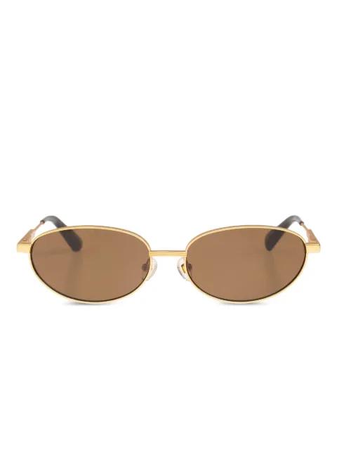 Jacquemus logo-print sunglasses Gold JAC120C1SUN
