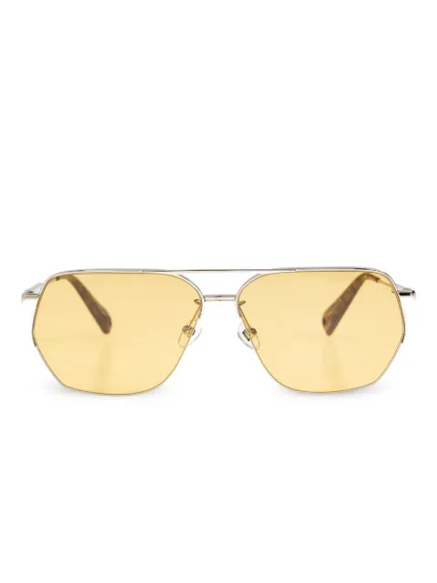 Jacquemus logo-engraved sunglasses Silver JAC67