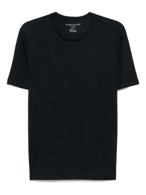 Majestic Filatures round-neck T-shirt Blue M011HTS019