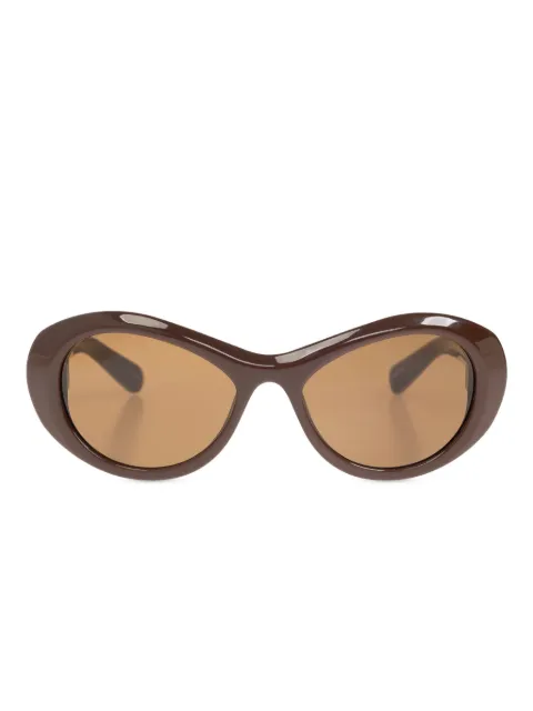 Jacquemus logo-print sunglasses Brown JAC107C3SUN