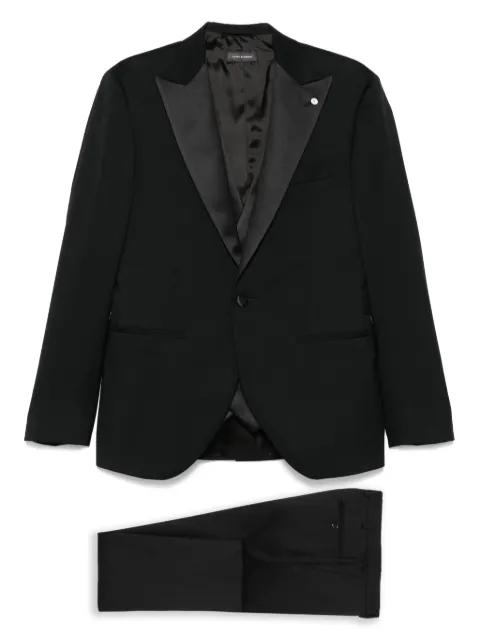 LUIGI BIANCHI MANTOVA virgin-wool suit Black 542183345