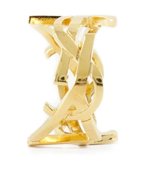 Saint Laurent Cassandre scarf ring Gold 823669Y1500