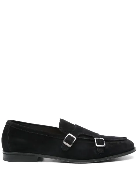 Doucal's suede monk shoes Blue DU3384NOTTUY260