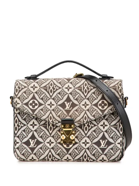 Louis Vuitton Pre-Owned 2020 Since 1854 Pochette Metis satchel Black CDT6H65TFRV719N4