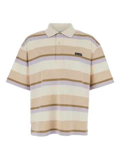 Maison Kitsuné striped polo shirt Neutrals OM00206KJ7019