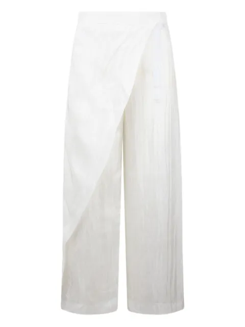 THE ROSE IBIZA silk trousers White AMANDA