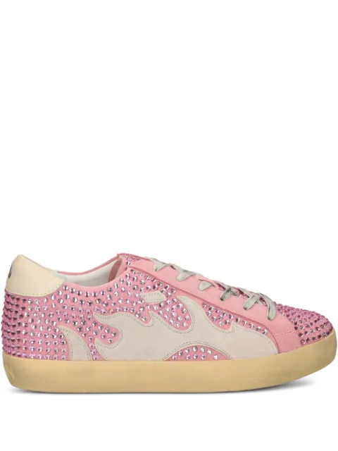 Gamin rhinestone-embellished low-top sneakers Pink 000014GM