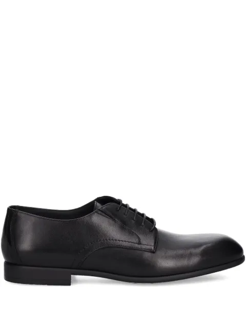 Baldinini leather derby shoes Black 2704