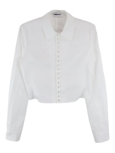AMBUSH pearl-button shirt White 12115377