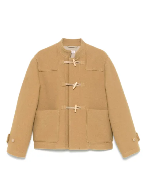 FURSAC wool duffle jacket Yellow FHPBL00126