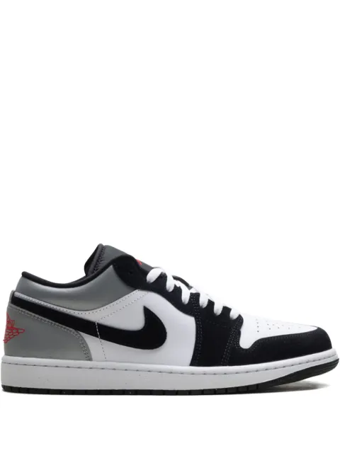 Jordan Jordan 1 Low SE "White/Fire Red/Black/Matte Silver" sneakers White HF3148106