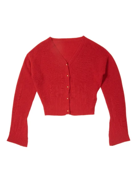YANGKEHAN cashmere cardigan Red YKH24ATOP226R