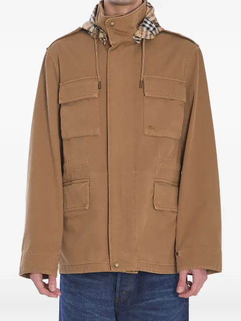 Burberry cotton twill jacket Brown 8106036