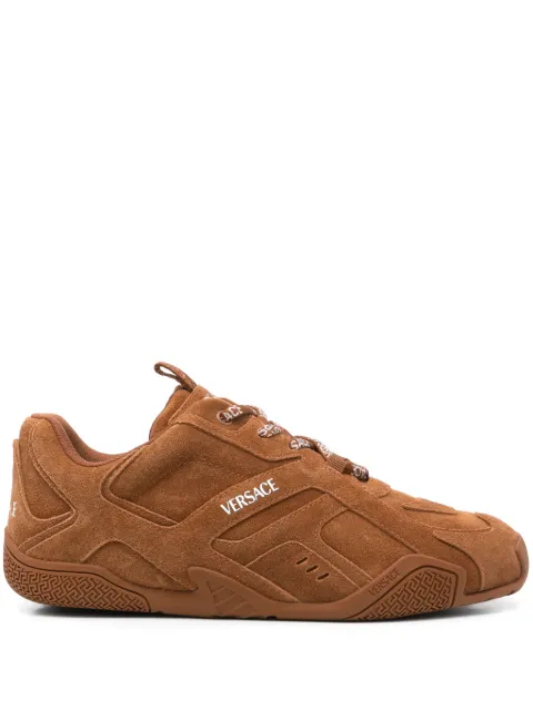 Versace Galaxia suede sneakers Brown 10190071A15427