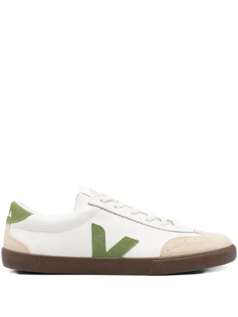 VEJA Volley leather white kiwi bark sneakers White VO2020875