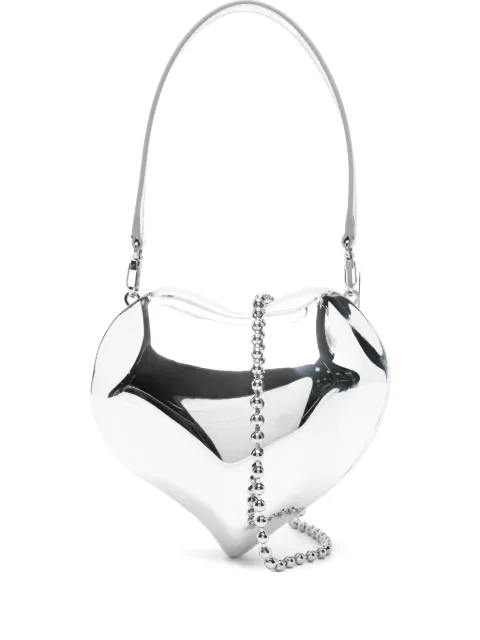 Simon Miller heart-shaped molded clutch bag Silver S10059162